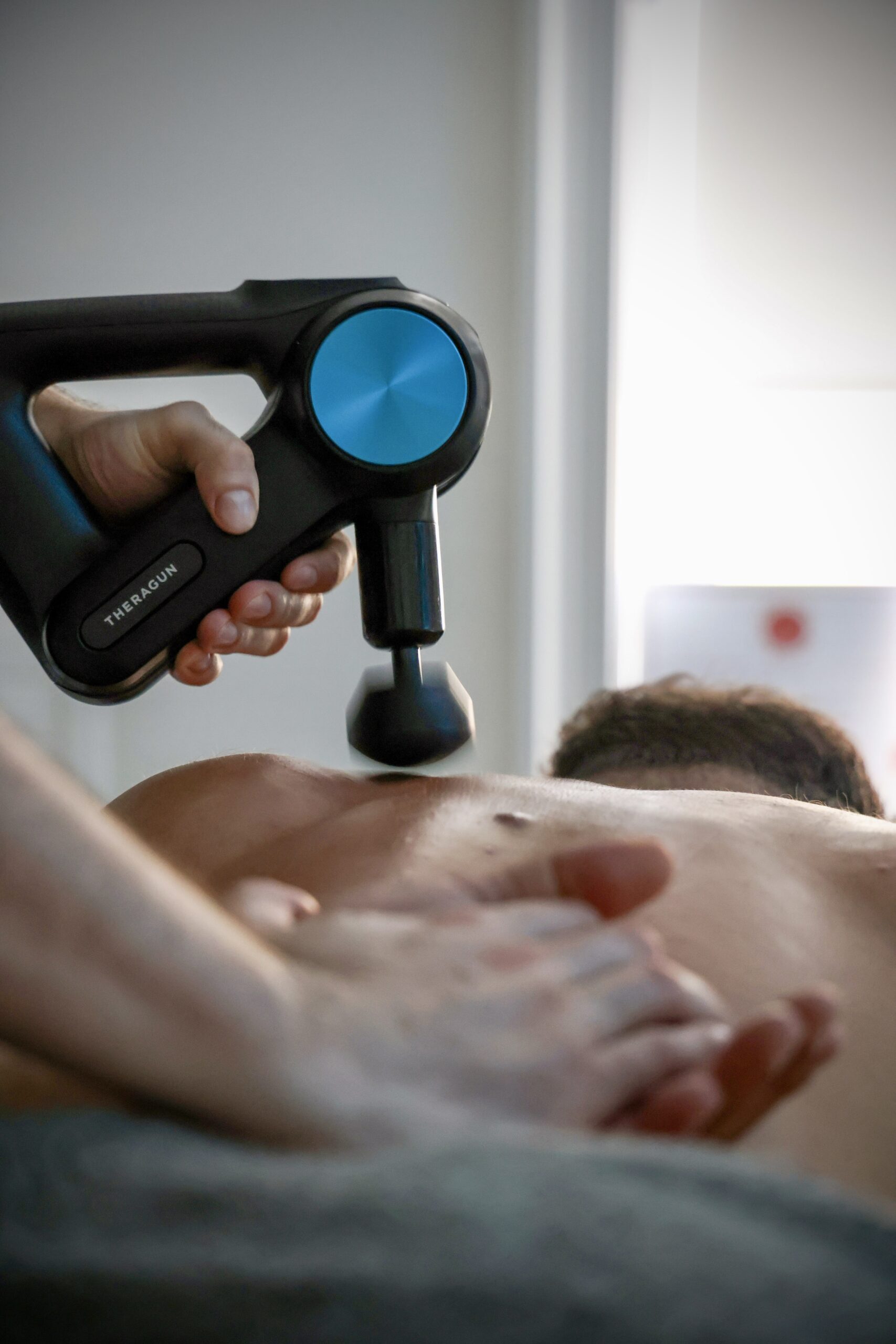 Man receiving a massage